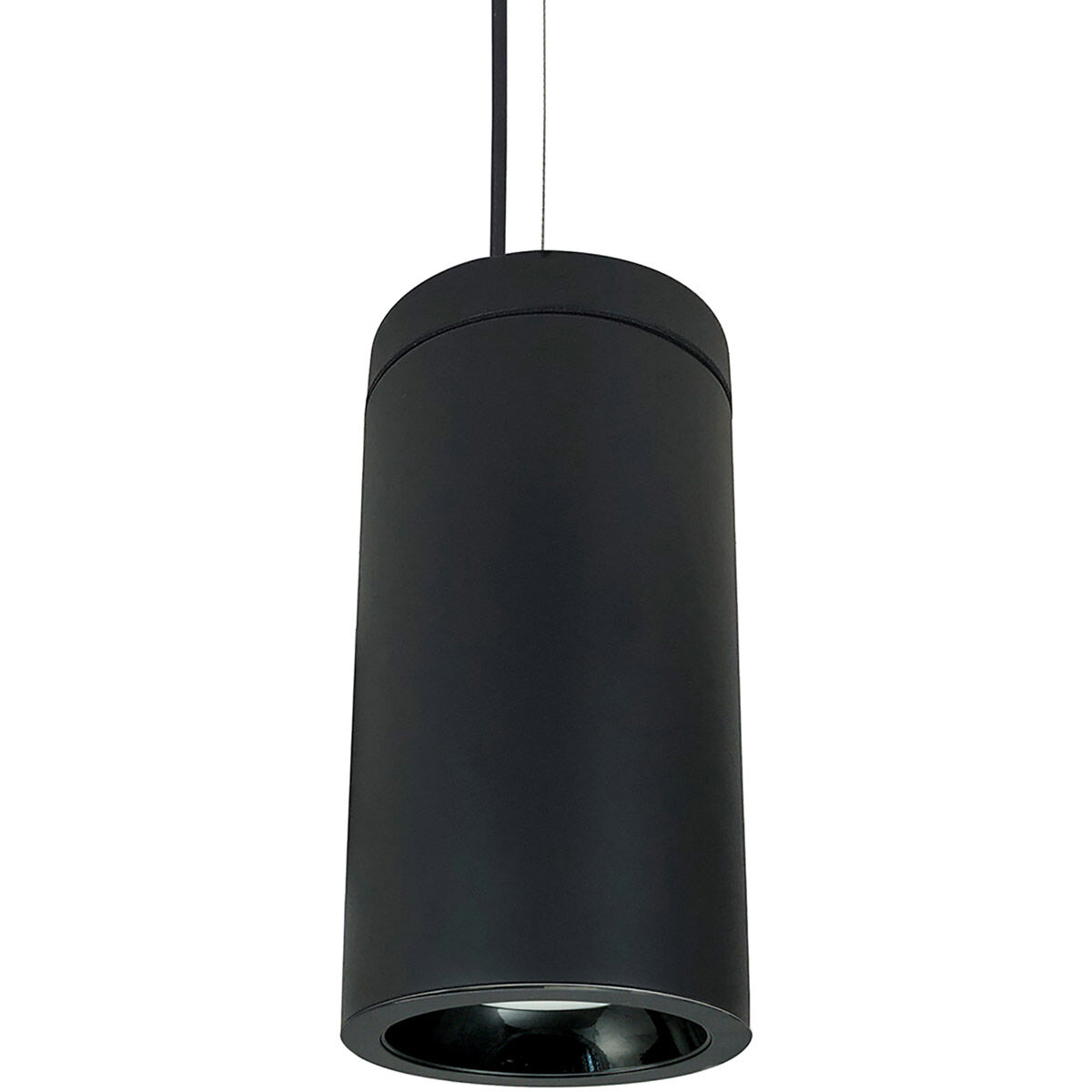 Cobalt Black Cable Mount Cylinder Ceiling Light in 3000K, 1000, Reflector